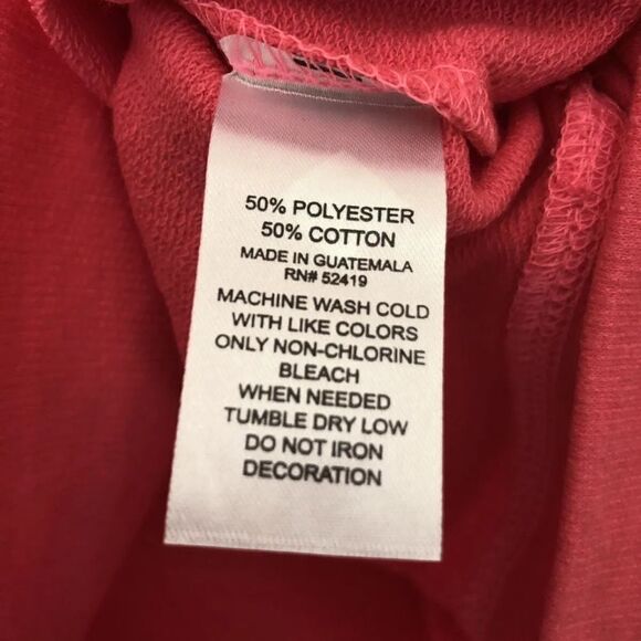 Pink Lotus Movement Sweatshirt Terry Size L bright pink - Picture 2 of 7